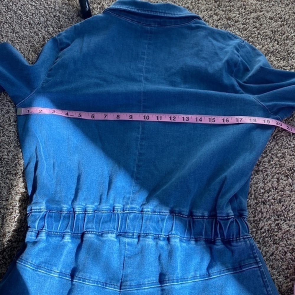 Soho jeans by New York and company womenβs mediumβ utility denim dress - Picture 6 of 9
